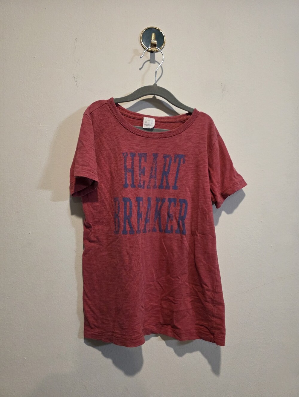 Crewcuts by J.Crew Boys "Heart Breaker" Slub Knit Graphic T-Shirt | Size 8